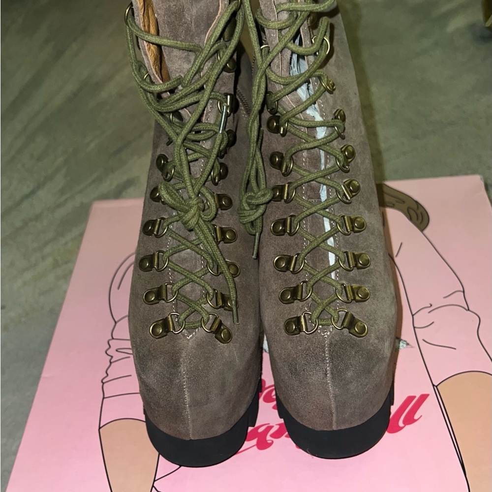 Jeffrey Campbell Stylish Women's Suede Kick-It Boots